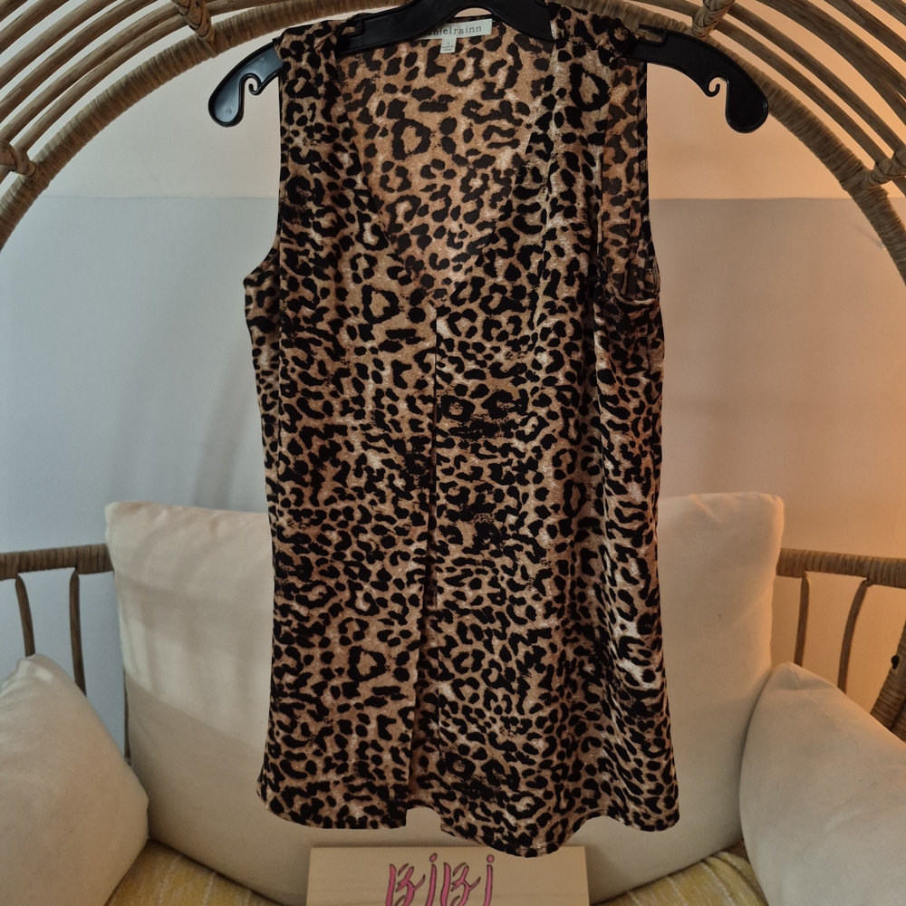 Daniel Rainn Animal Print Top